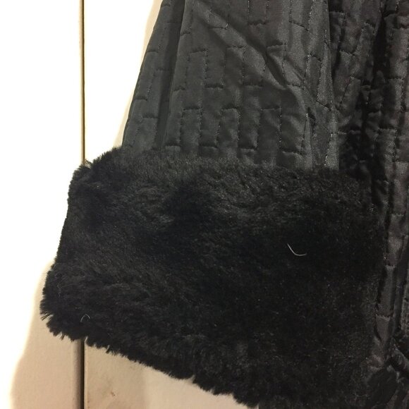 VINTAGE ME-JAY FAUX FUR NYLON JACKETS SIZE 3/4 - Picture 9 of 10